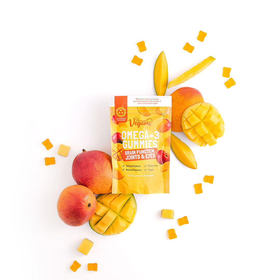 Vegan gummy vitamins in plastic-free packaging