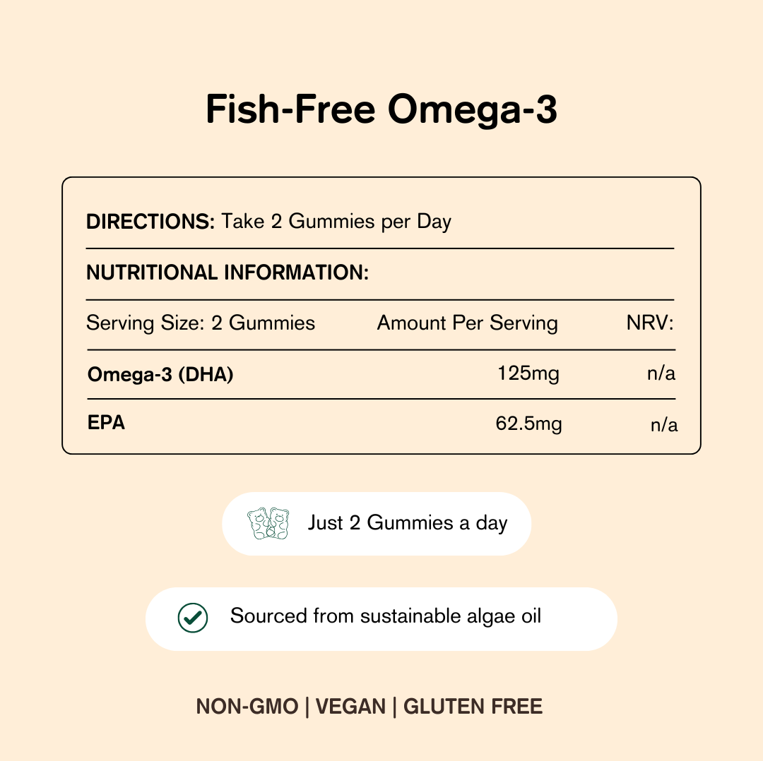 Fish free omega 3 directions and nutritional information