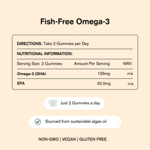 Fish free omega 3 directions and nutritional information