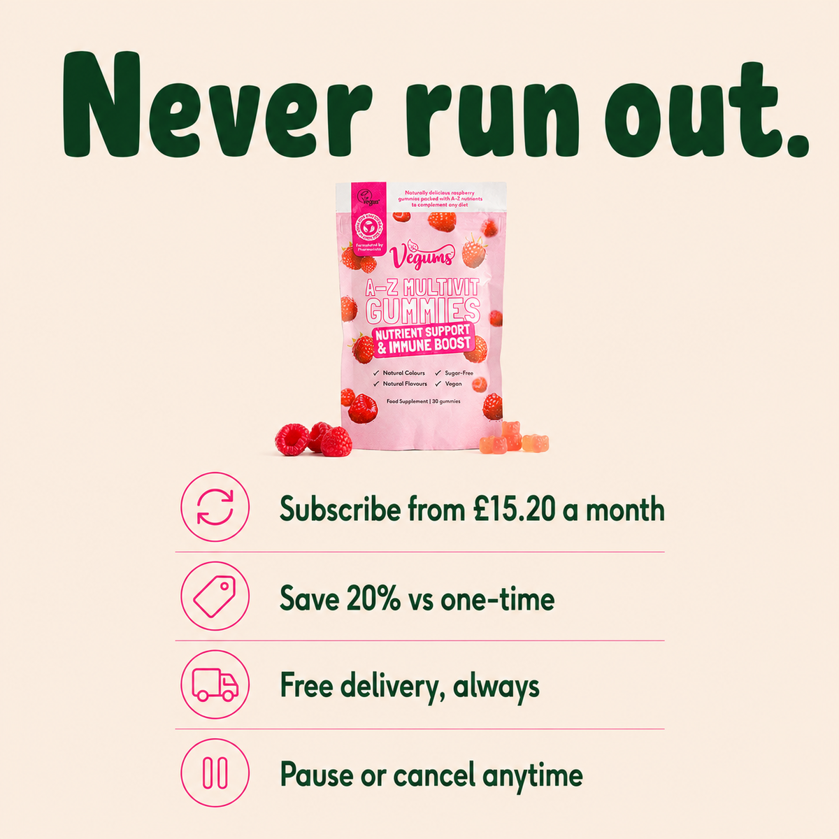 Sugar-Free A-Z Multivit gallery image