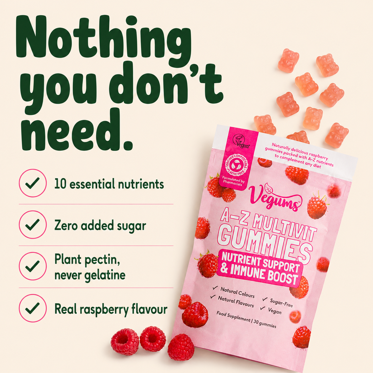Sugar-Free A-Z Multivit inside