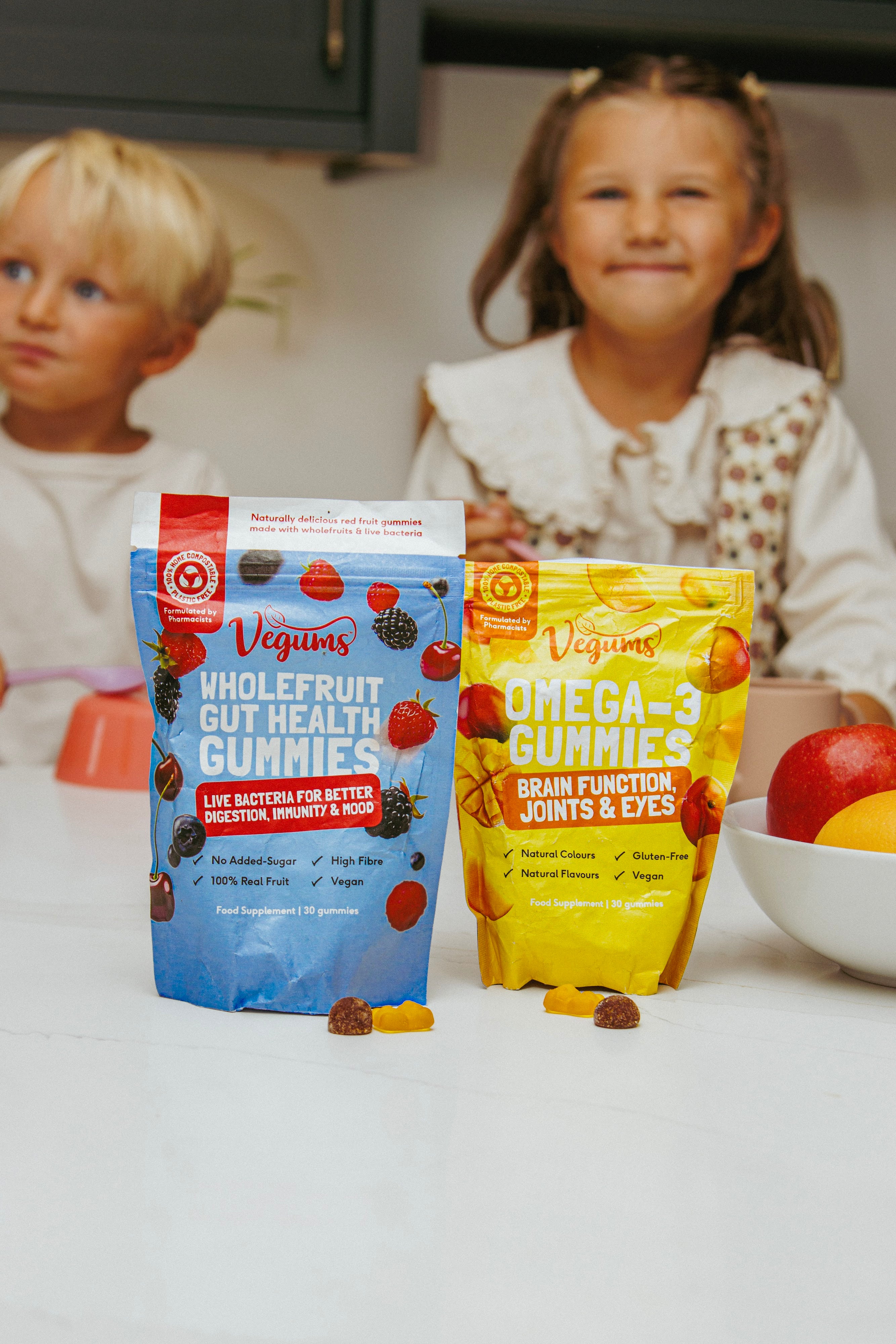 Kids Sugar-Free A-Z Multivitamin Gummies | Vegums