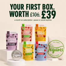 Vegums Starter Kit - your first box worth £106, £39 a month on subscription