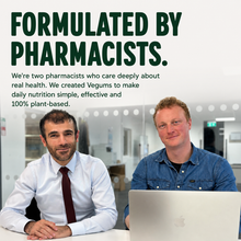 Formulated by pharmacists - Vegums founders
